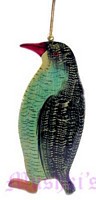 Penguin shaped Christmas hanging - click here for large view